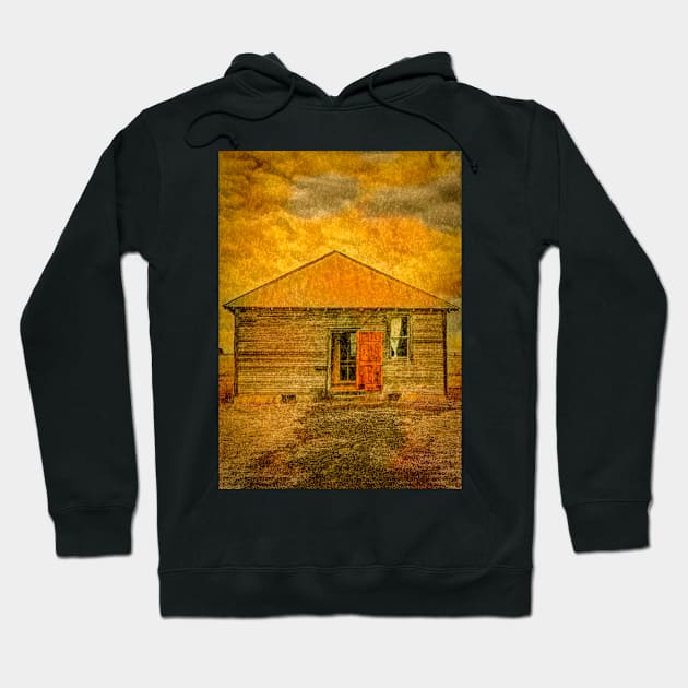 Dust Bowl House At Cimarron Heritage Center Boise City Oklahoma Hoodie by Debra Martz